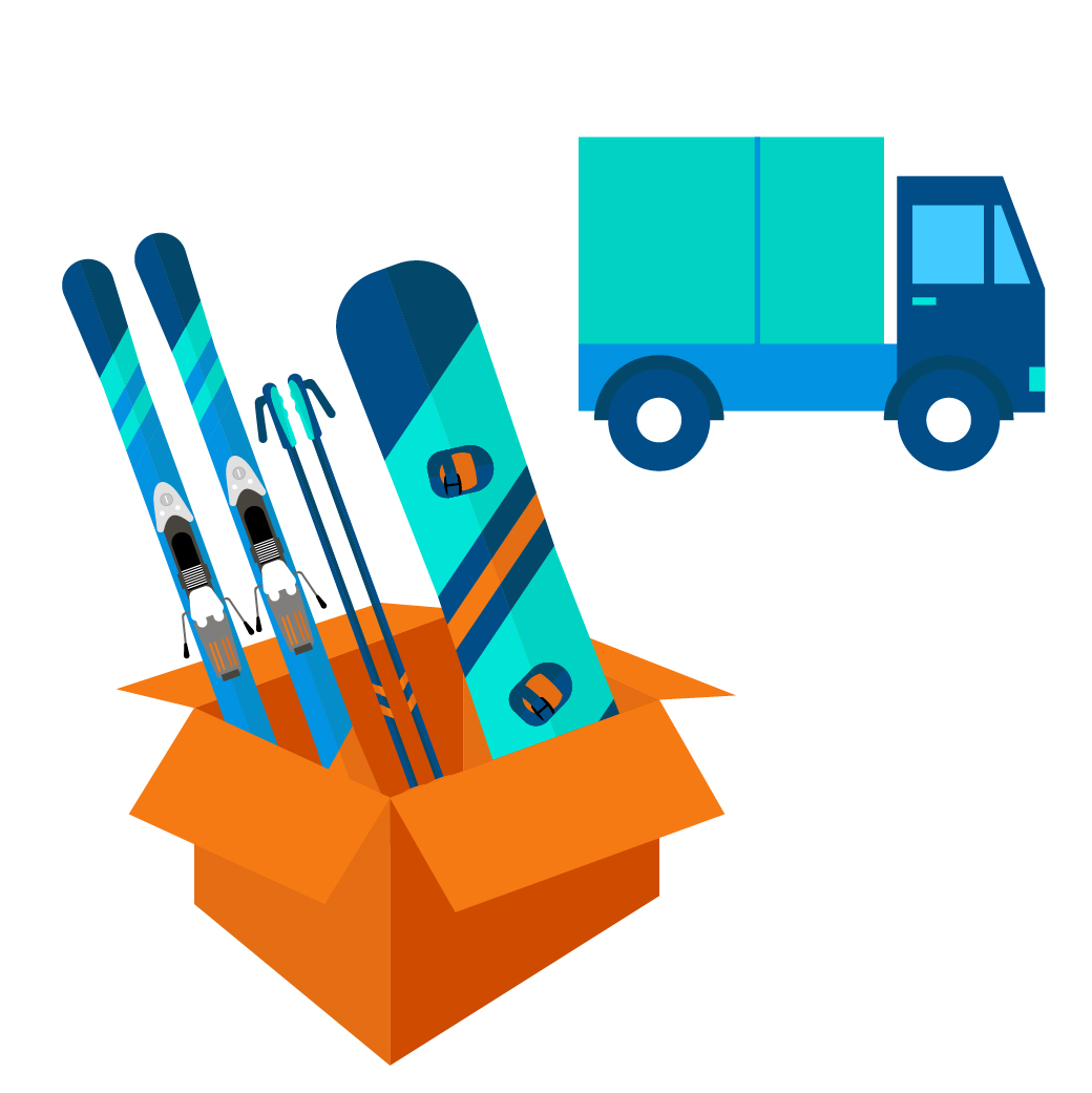 Please ship the registered materials to SNOWTECH &#145 s Sugadaira warehouse by yourself. No ski covers or board covers are required.