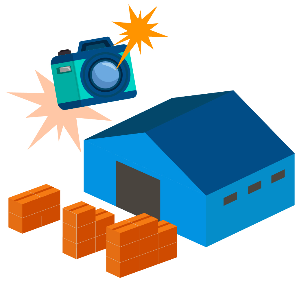 We will keep it in our warehouse again. Store it in a state where it can be slid out at any time.