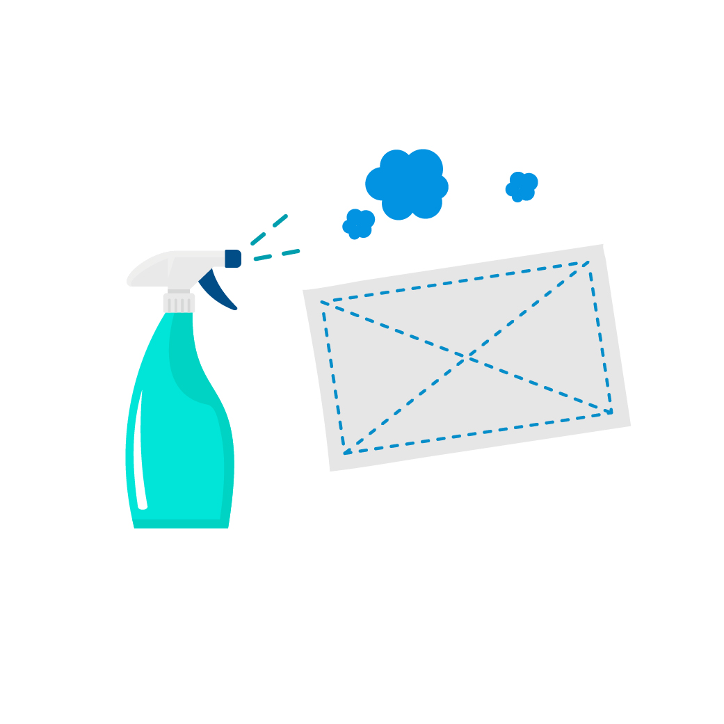 Receive materials locally. Please keep the special cover as it will be used when returning the product.